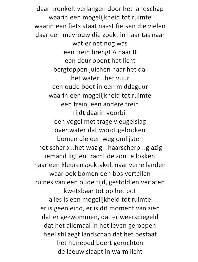 EEN MOGELIJKHEID TOT RUIMTE 2