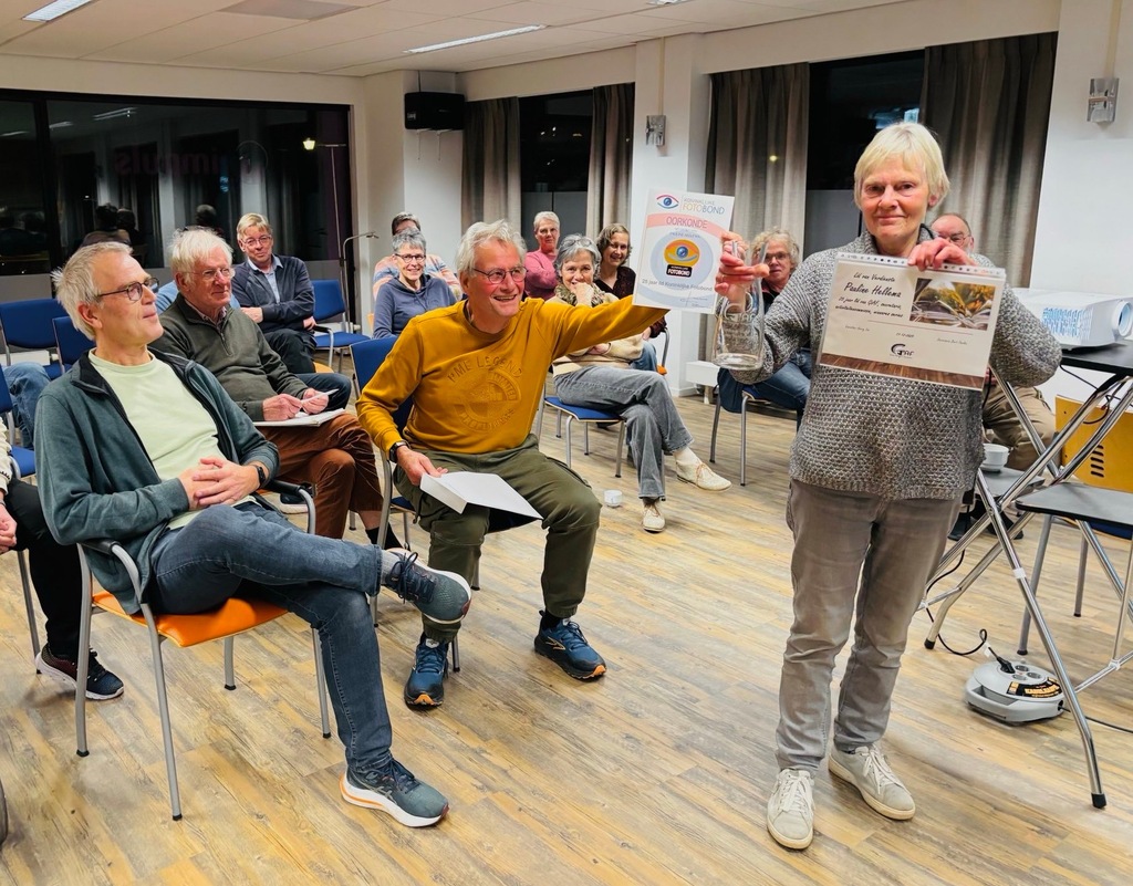 Pauline 25 jaar Fotobond en GiAF LvV