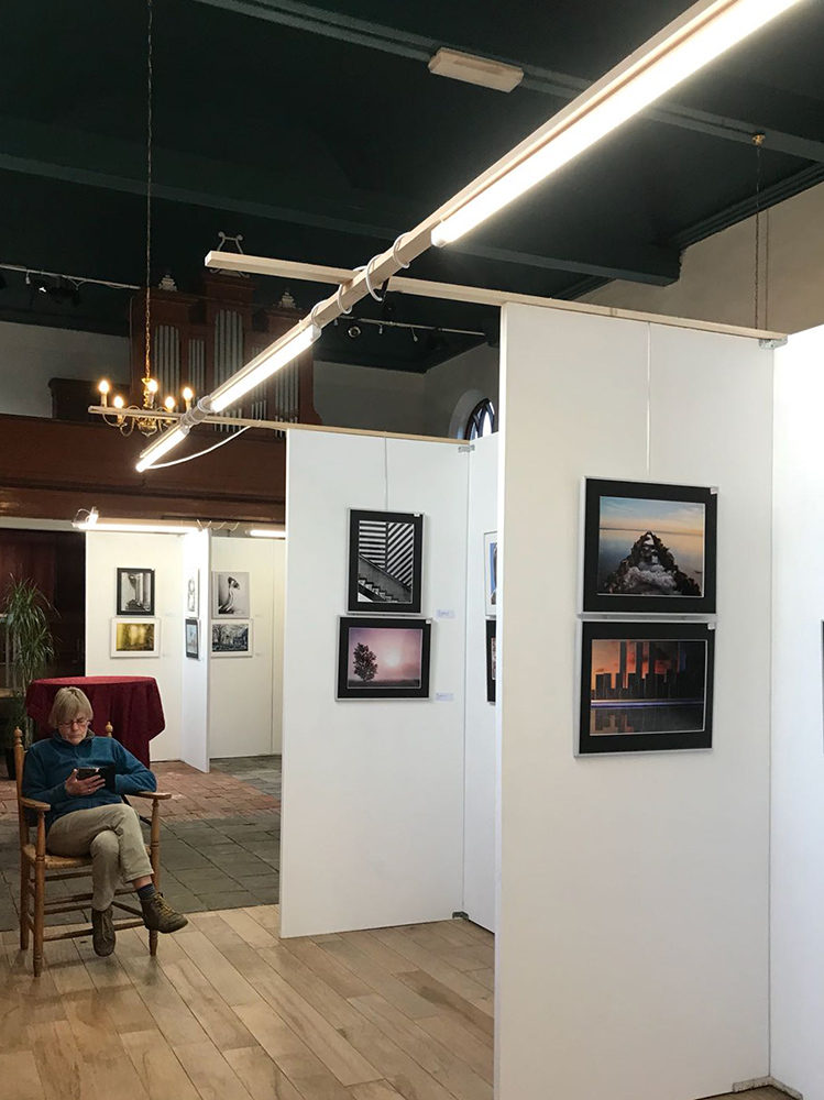 GiAF panelen en verlichting opstelling